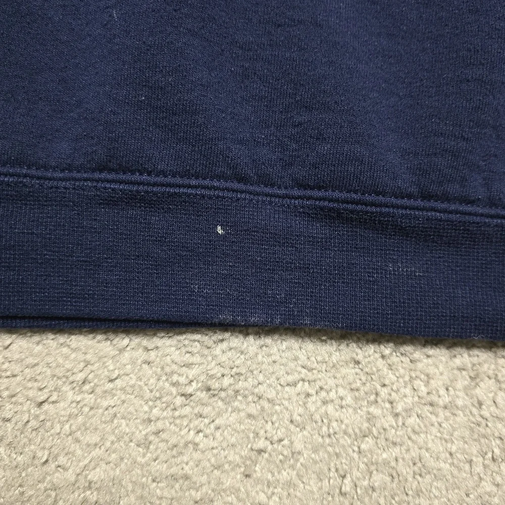 VTG‎ 90s Ole Miss Rebels Russell Athletic Hoodie Mens 3XL Navy NCAA